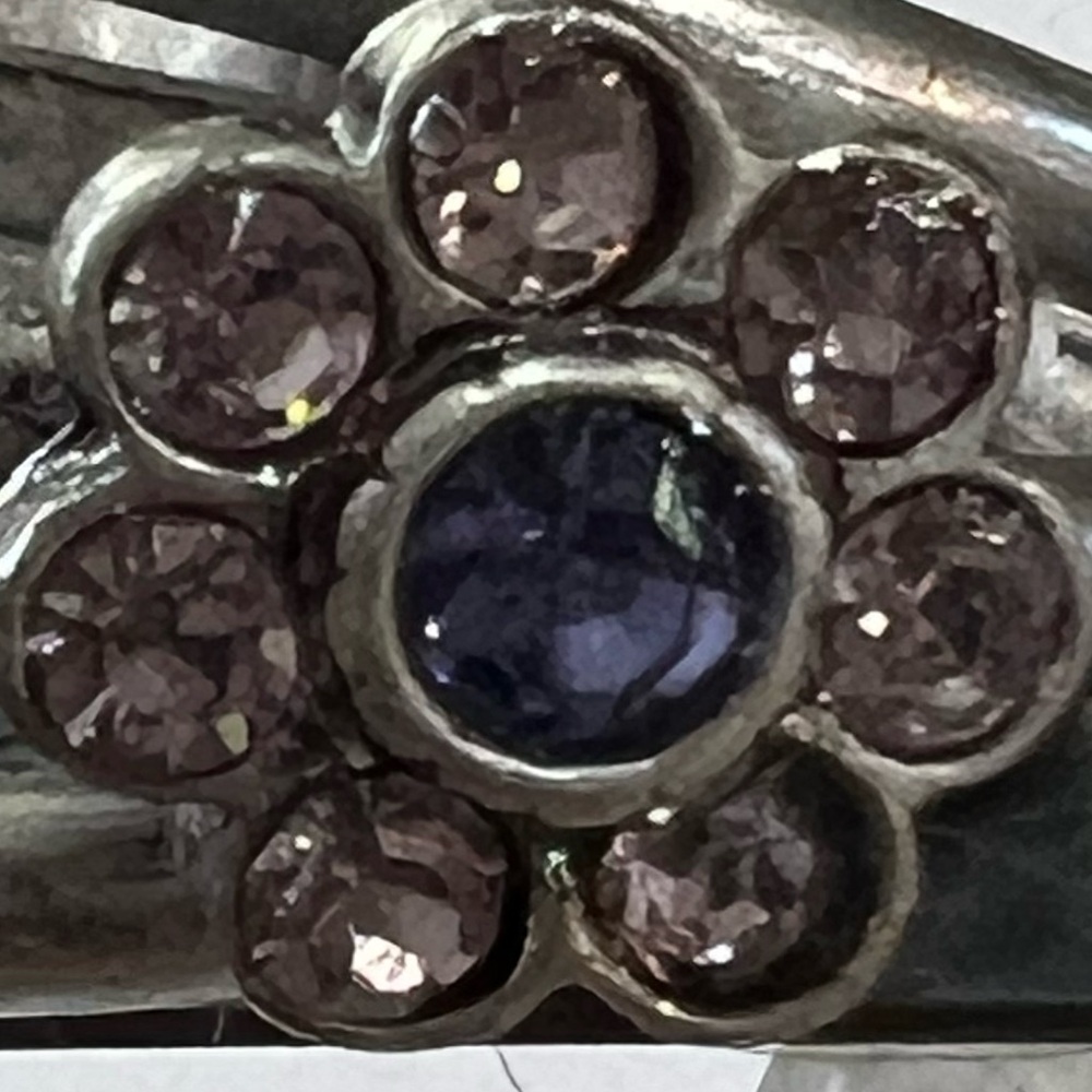 New Pilgrim Danish Design Stackable Rings Size 6 Floral Crystals Enamel NWT - Picture 5 of 15